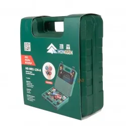 Hongsen HS-M01-134-A 2'li Manifold Seti (Çantalı) - Otomotiv İçin - R22, R134a, R1234yf