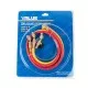 Value VRP-C-R/B/Y Gaz Hortumu 120cm (Check Valfli) - R410A, R134A, R12, R22 Uyumlu