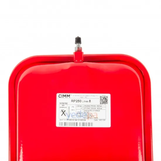 CIMM Kombi Genleşme Tankı RP250 - Wamhaus Lava 24 Uyumlu, 8 Lt