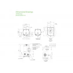 Copeland ZB58KQE-TFD-551 Scroll Kompresör – 8 HP / 58.000 BTU, R404A (Rotalock Vanalı)