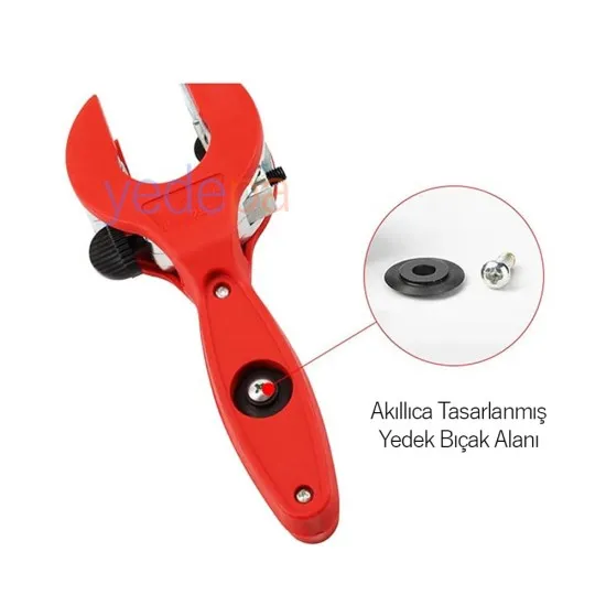 CT-115 Cırcırlı Boru Kesme Makası – 8-29 mm Bakır, Alüminyum ve Paslanmaz Çelik Borular İçin