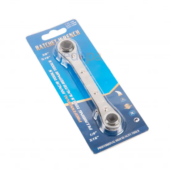 CT-122 Cırcırlı Radyatör ve Klima Servis Anahtarı - 1/4", 3/8", 3/16", 5/16"