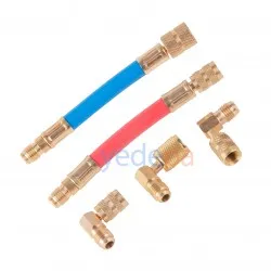 CT-135 Araç Klima Döner Bağlantı Adaptör Seti | Klima Dolum Hortumu