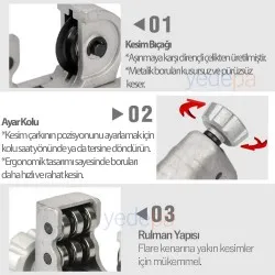 CT-428 HVAC Bakır Boru Makası (4-28mm)
