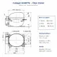 Cubigel GU60TG Hermetik Kompresör – 1/5 HP, R134a, HBP 640 W