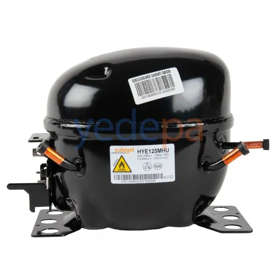 Cubigel HYE125MHU R600a Hermetik Buzdolabı Kompresörü
