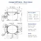 Cubigel NPT16LA Hermetik Kompresör – 1/2 HP, R290, LBP 756 W