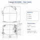 Cubigel NST26RA Hermetik Kompresör – 1 HP, R290, HBP 3.498 W