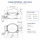 Cubigel NUT60CAb Hermetik Kompresör – 1/4 HP, R290, LBP 304 W