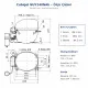 Cubigel NUY140NAb Hermetik Kompresör – 1/2 HP, R290, LMBP 663 W