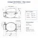 Cubigel NUY45RAa Hermetik Kompresör – 1/5 HP, R290, HBP 615 W