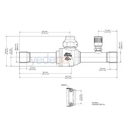 Danfoss 009L7053 GBC 16s Kaynaklı Küresel Vana 5/8" - 16 mm ODF, 15.66 m³/h Kv, 45 bar