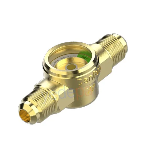 Danfoss SGN 10 Gözetleme Camı – Rakorlu 3/8", N Tipi Nem Göstergeli, 35 bar MWP (014-0162)