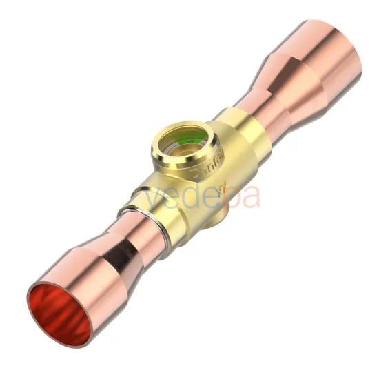 Danfoss SGN 22s Gözetleme Camı – 1 1/8" Lehimli, N Tipi Nem Göstergeli, 35 bar MWP (014-0187)