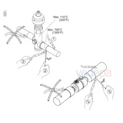 Danfoss ETS 24C Elektrikli Genleşme Valfi (034G7901) – 5/8" ODF, 50 bar, Ex-Proof Onaylı