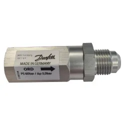 Danfoss ORD-050H Diferansiyel Basınç Valfi (040B0165) – Δp 5,0 bar, PS 60 bar, 5/8-18 UNF