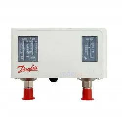 Danfoss KP15 Basınç Şalteri Presostat 060-124166 – Çift Taraflı, -0.2 - 32 bar, SPDT, Otomatik Reset