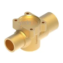 Danfoss TEH Genleşme Valfi Gövdesi - Düz Tip, 1 1/8" x 1 3/8" ODM Lehimli - Parça No: 067G4003