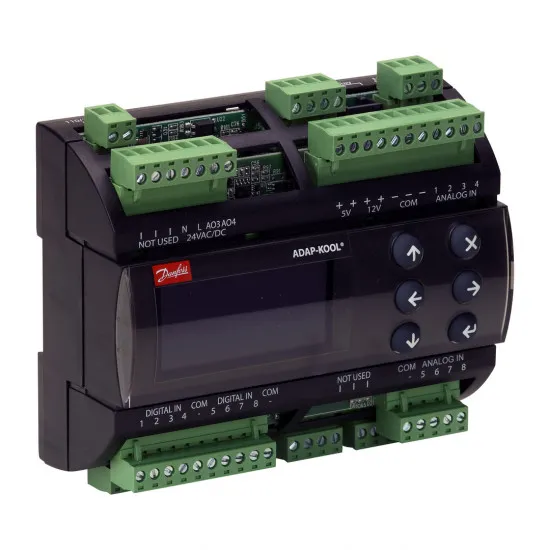 Danfoss AK-PC 551 Pack Kontrolör (080G0281) | 230V | LCD Ekran | 2 SSR (PWM) | Modbus | Kompresör & Kondenser Kapasite Kontrolü