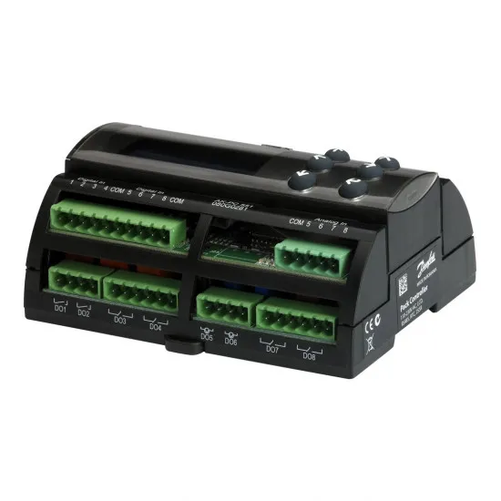 Danfoss AK-PC 551 Pack Kontrolör (080G0281) | 230V | LCD Ekran | 2 SSR (PWM) | Modbus | Kompresör & Kondenser Kapasite Kontrolü