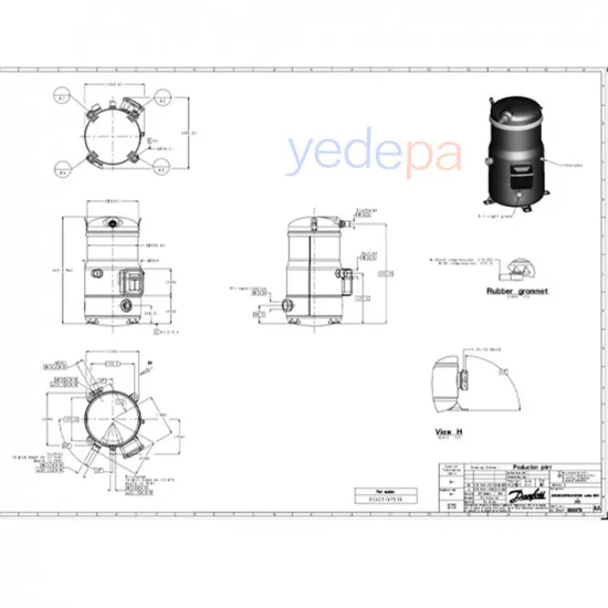 Danfoss DSH184A4ALD 120H1561 Scroll Kompresör
