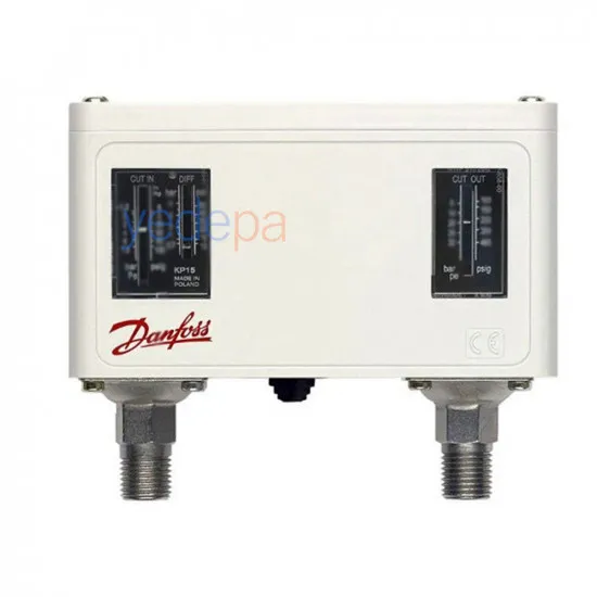 Danfoss KP15 Kombine Basınç Şalteri Presostat (060-126566) – Çift Taraflı, Otomatik Reset, SPDT + LP/HP Sinyal