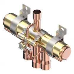 Danfoss STF-5001G3 4 Yollu Çevirme (Reversing) Vanası (061L1286) | 1 1/2" × 2 1/8" ODF | ~149 kW (R407C) / 175 kW (R410A) | R410A/R407C/R404A