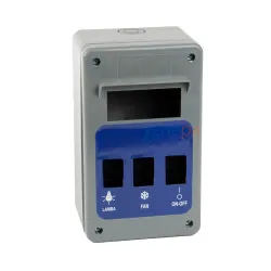 Dijital Termostat Pano Kutusu Üç Şalter Büyük  OR-2016