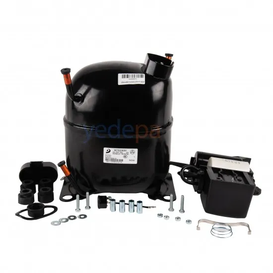 Donper NCT6228CK 1 HP R404A Orta/Yüksek Sıcaklık Ticari Soğutma Kompresörü – CSR Motorlu, 220-240V 50Hz, 3320W Kapasiteli