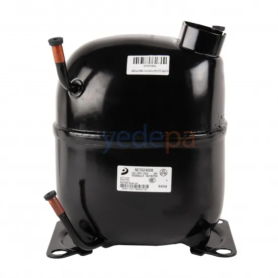 Donper NCT6240CK 1,5 HP R404A Orta/Yüksek Sıcaklık Ticari Soğutma Kompresörü – CSR Motorlu, 220-240V 50Hz, 4800W Kapasiteli