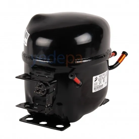 Donper NE6210CK 3/8 HP R404A Orta/Yüksek Sıcaklık Ticari Soğutma Kompresörü – CSIR Motorlu, 220-240V 50Hz, 1250W Kapasiteli