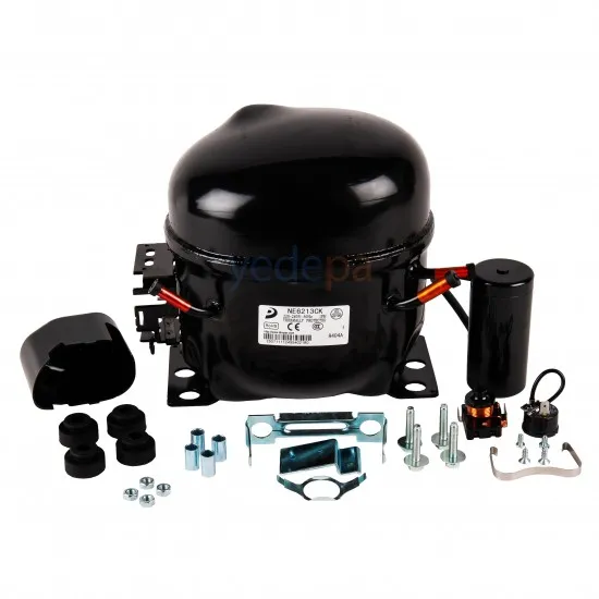 Donper NE6213CK 1/2 HP R404A Orta/Yüksek Sıcaklık Ticari Soğutma Kompresörü – CSIR Motorlu, 220-240V 50Hz, 1750W Kapasiteli