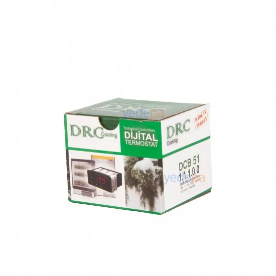 DRC DCB 51 Dijital Termostat 220VAC 50/60 Hz Çift Prob