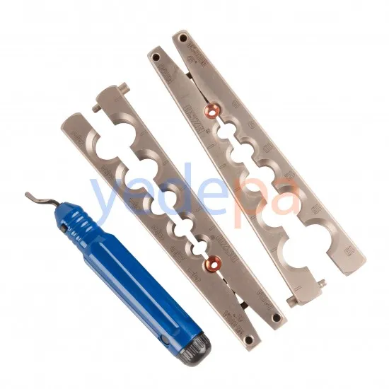 DSZH WK-806FT-L Eksantrik Havşa Açma Seti – 6-19 mm / 1/4"-3/4", Boru Kesici ve Çapak Temizleyici ile