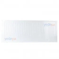 Düz Plaka Evaporatör Rollbond Kılcal Borulu 455 X 1140