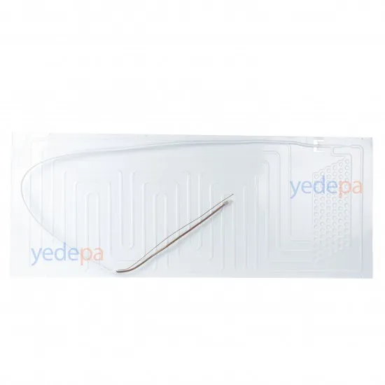 Düz Plaka Evaporatör Rollbond Kılcal Borulu 455 X 1140