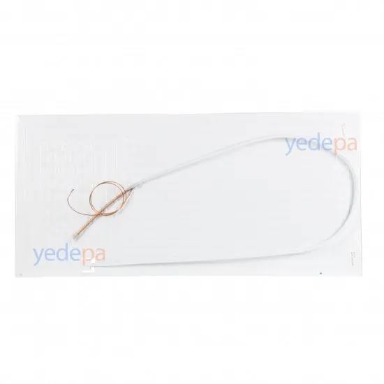 Düz Plaka Evaporatör Rollbond Kılcal Borulu 930 X 440