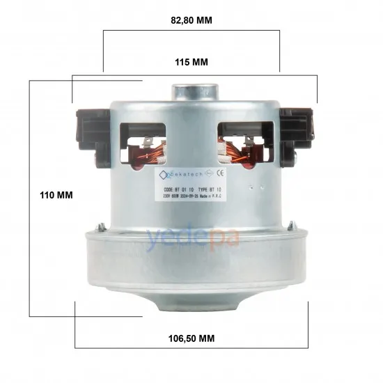 Elektrikli Süpürge Vakum Motoru 800W - Arçelik, Beko Uyumlu
