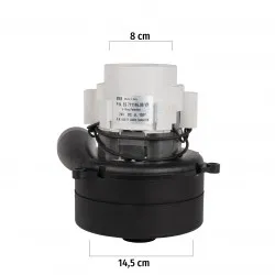 EMB İtalyan 24V Çift Fan Egzozlu Süpürge Motoru