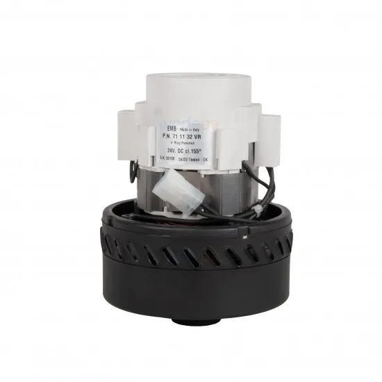 EMB İtalyan 24V (DC) Çift Fanlı Süpürge Motoru (Çıkıntılı)