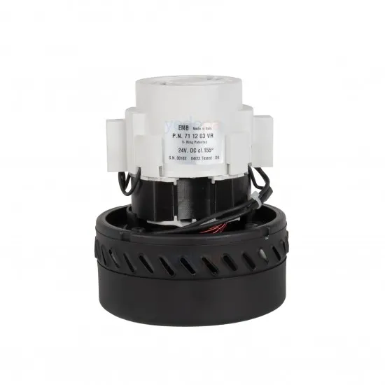 EMB İtalyan 24V (DC) Çift Fanlı Süpürge Motoru