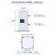 Embraco ERF15G-A1-NBBM Scroll Kompresör | 2 HP | 12.930 BTU/h (3.786 W) MBP Soğutma | Trifaze | R404A (Servis Vanalı)