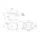Embraco NT2180UV Hermetik Kompresör | 1 HP | 2.908 BTU/h (LBP) | R290 Propan | 115V/60Hz
