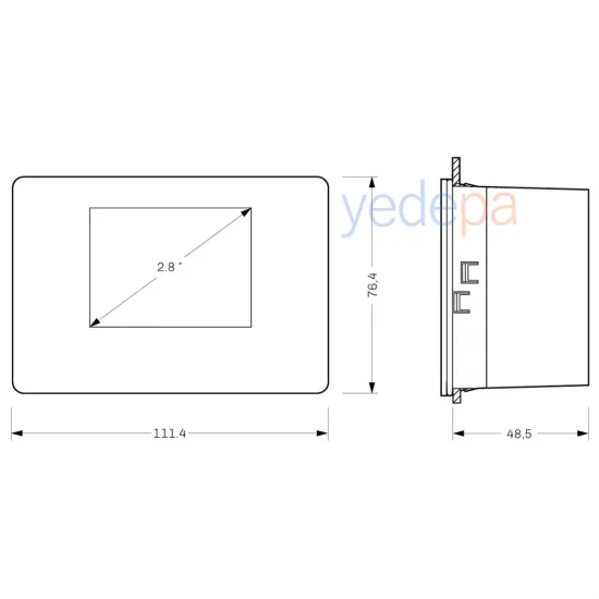 Evco EVLJ224N7 Dijital Soğuk Oda Termostatı - 4 Röleli, Kompresör, Fan, Defrost ve Işık Kontrolü