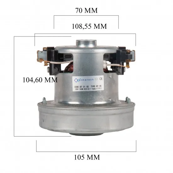 Fakir Darky Comfort Elektrikli Süpürge Motoru 220V 1300W