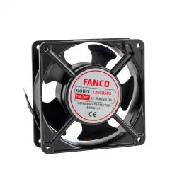FANCO 12038SB5 120x120x38mm 220V AC Aksiyel Kare Fan (Yağlı Yataklı)