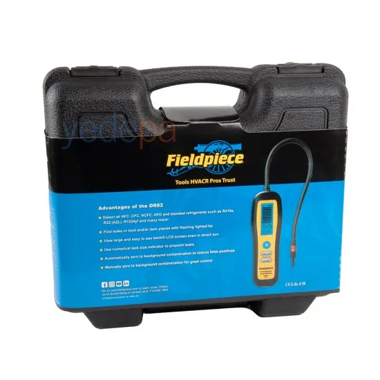 Fieldpiece DR82 Kızılötesi HVAC Soğutucu Kaçak Bulma Dedektörü