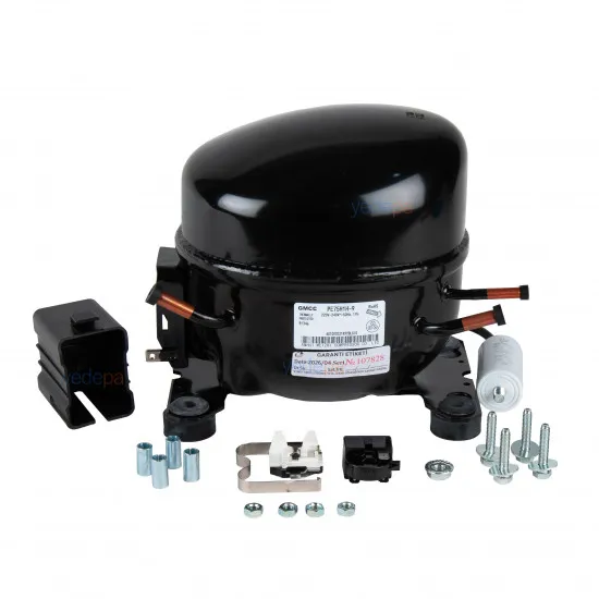 GMCC PE75H1H-9 1/4 + R134a Buzdolabı Motoru (215W - 185 K.cal)