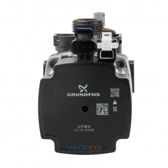 Grundfos UPM4 15-70 AOKR Frekans Kontrollü Kombi Sirkülasyon Pompası - 230V, 23W, IP44, TF95
