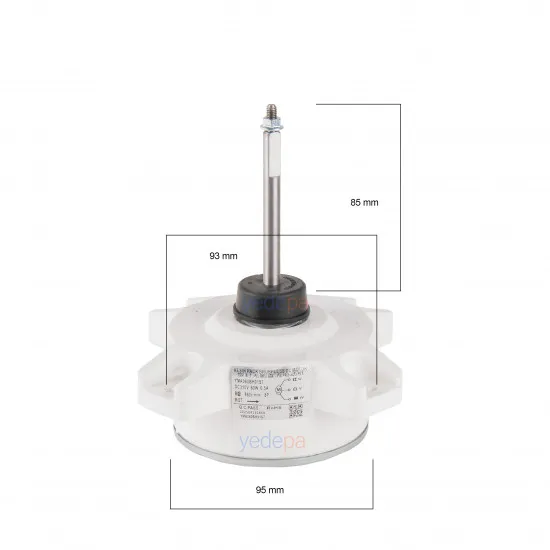 Haier YMA060BH01S7 Dış Ünite İnverter Fan Motoru (0010404886 - DC310V 60W 3 Kablolu)